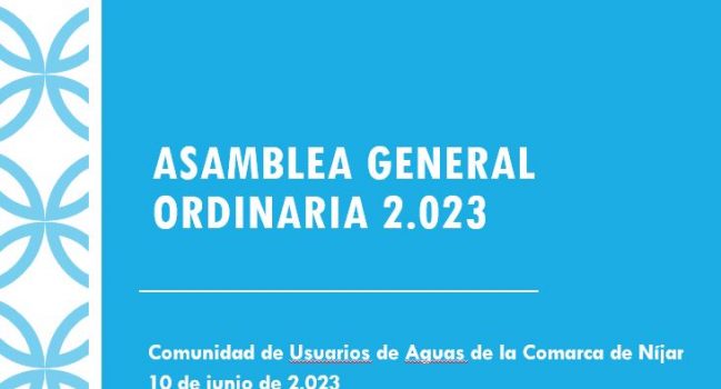 Resultados de las votaciones de la Asamblea General de 10/06/2023 de CUCN